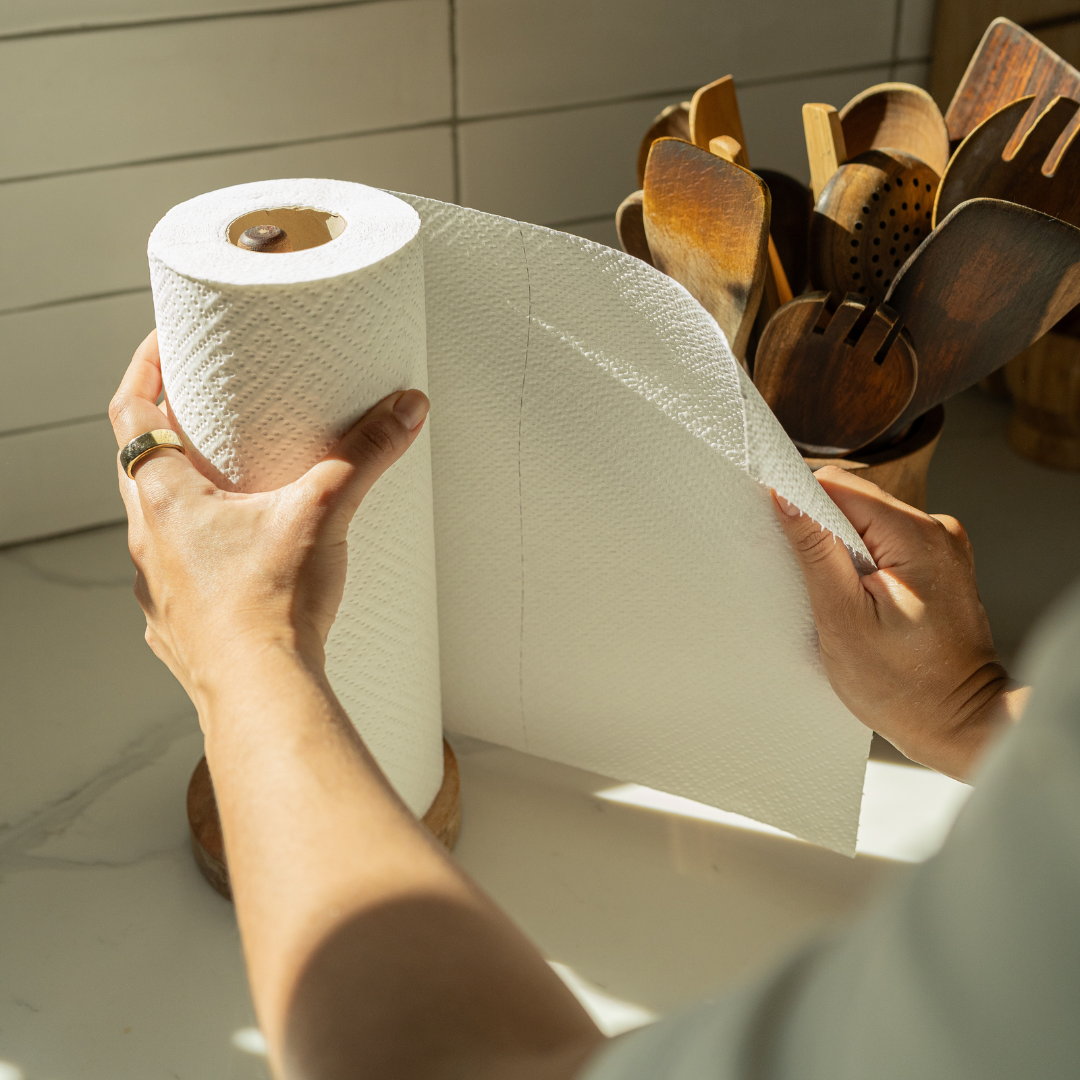 Bamboo Paper Towel Rolls - 12 pack