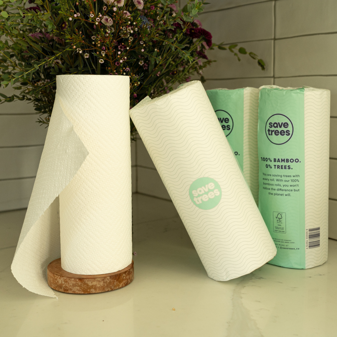 Bamboo Paper Towel Rolls - 12 pack