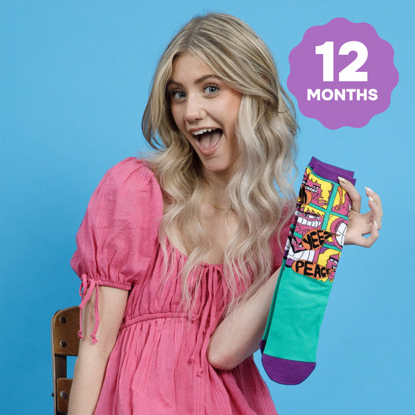 Good Store - Awesome Socks Club - 12 Months | Ankle