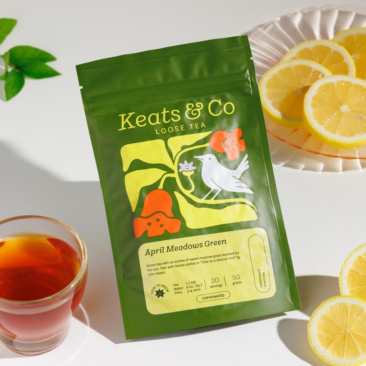 Good Store - Keats & Co - April Meadows Loose Leaf Green Tea Good Store - Keats & Co - April Meadows Loose Leaf Green Tea