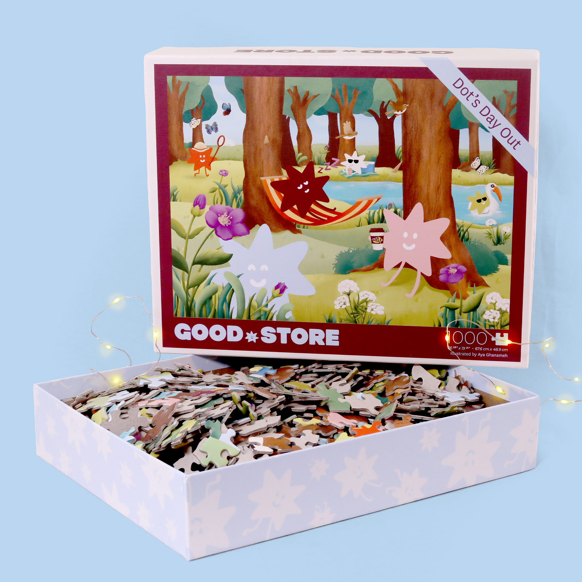Cats Down Under the Stars Puzzle Box Cats Down Under the Stars Puzzle Box