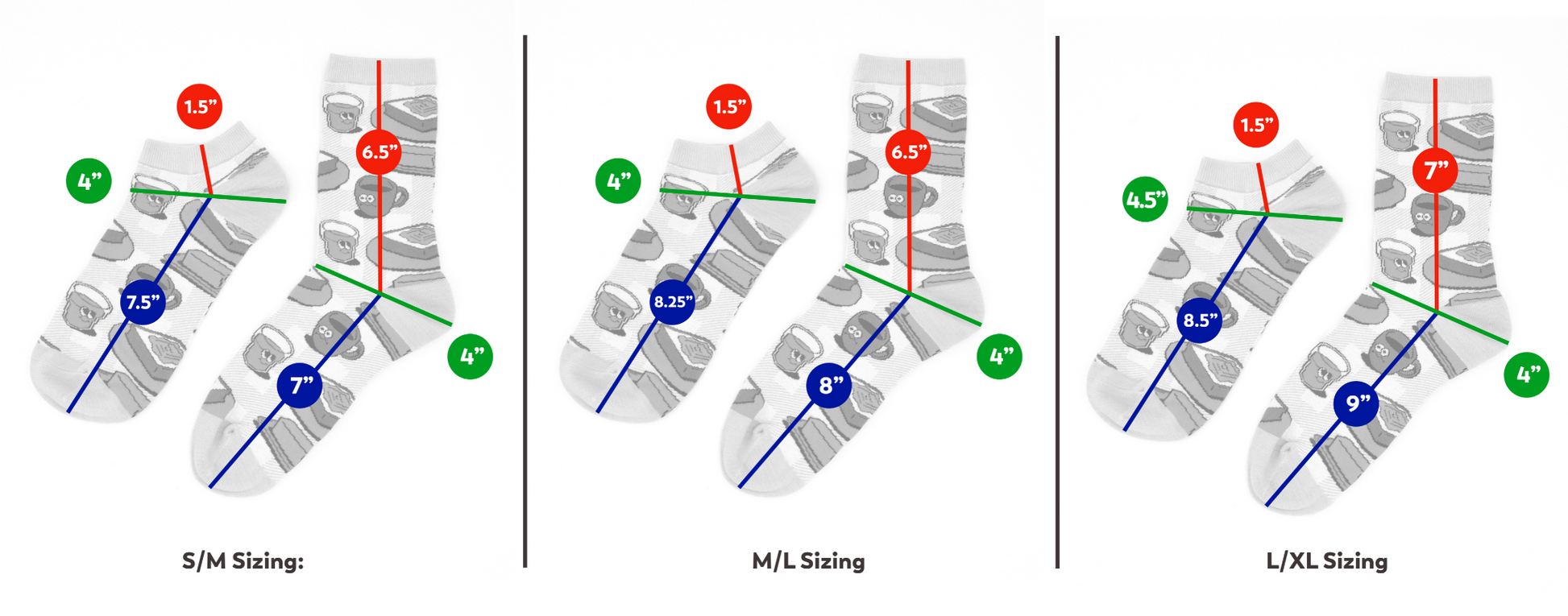 Salomon sock size clearance chart