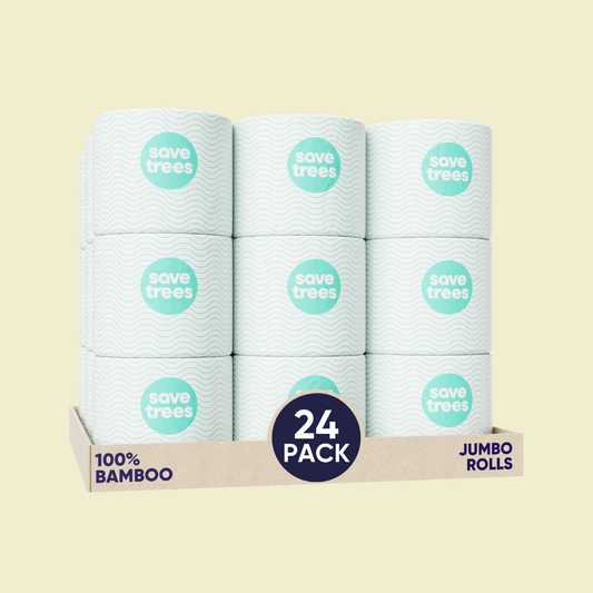 Bamboo Toilet Paper Rolls - 24 pack